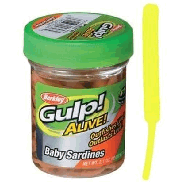 Berkley GULP! ALIVE BABY SARDINE 2" (36 pcs/pack) CH saltwater fishing lure
