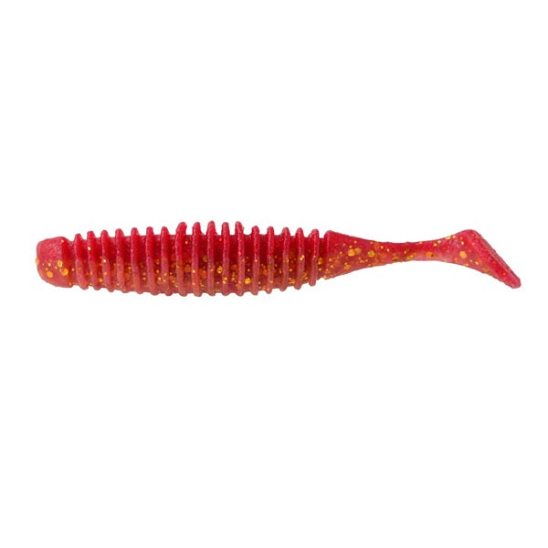 Berkley PowerBait MaxScent Pulse Tail 3.0" (8 pcs / pack) RGF RED GOLD FLEX