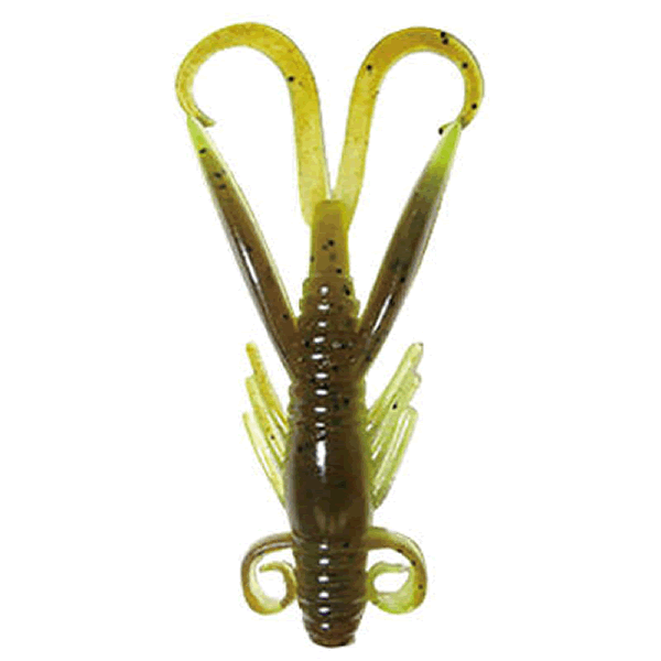 Berkley PUWER BULKY HAWG 3" (5 pcs/pack) GREEN PUMPKIN CHART