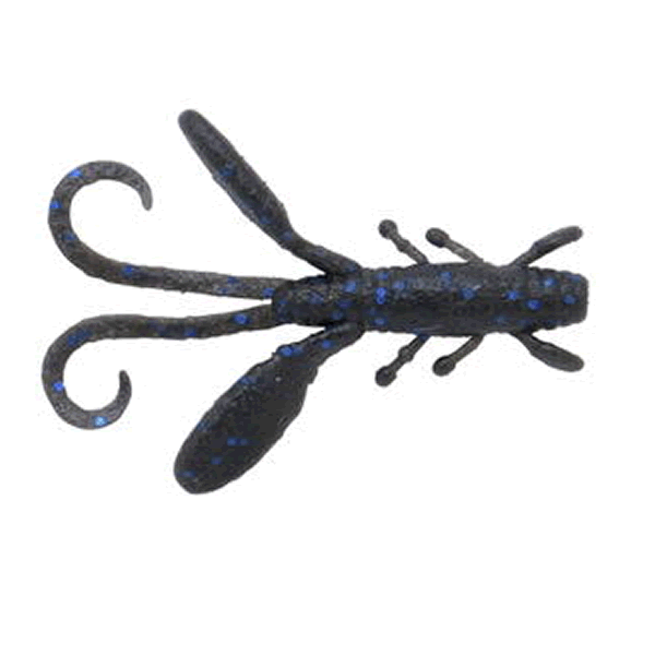 Berkley MAXSCENT CRITTER HAWG 2.6” 3.9g (10 pcs/pack) BBF BLACK BLUE FLECK