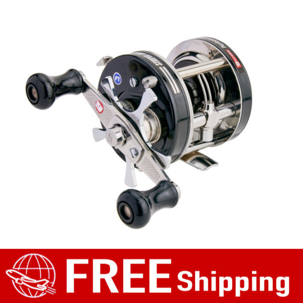 Abu Garcia Ambassadeur 5000 Ambassadeur 5500 Factory Tuned Striper Black Right Hand