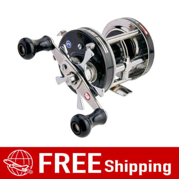 Abu Garcia Ambassadeur 6000 Ambassadeur 6500 Factory Tuned Striper Black Right Hand