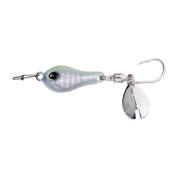 Abu Garcia Nuts Blade 40g Sinking GLOW SILVER saltwater fishing lure
