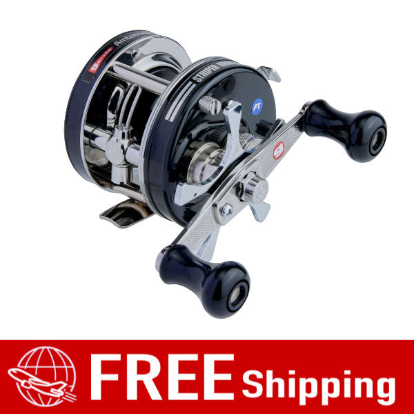 Abu Garcia Ambassadeur 4000 Ambassadeur 4501 Factory Tuned Striper Black Left Hand