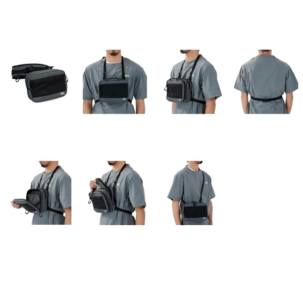 Abu Garcia 2WAY CHEST PACK 2.8L COATING BLACK