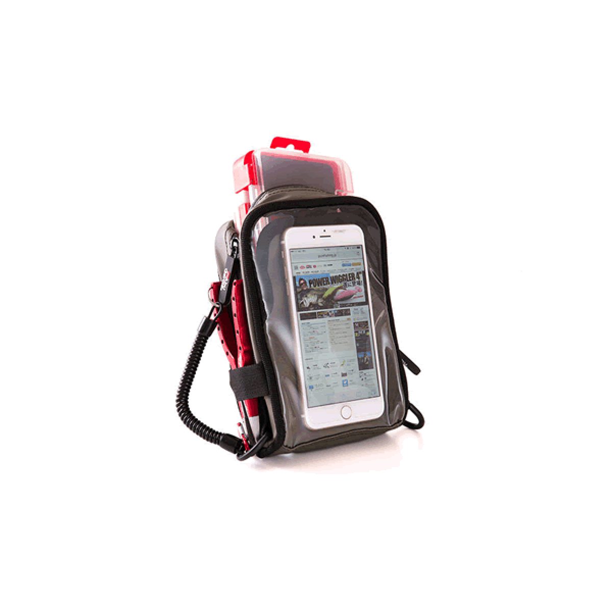 Abu Garcia ABU MOBILE PHONE POUCH 2 W13cm x H19cm x D7.5cm BLACK - Britannic Trade