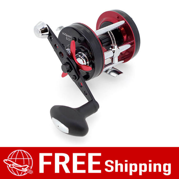 Abu Garcia Ambassadeur 6000 Ambassadeur 6500CS Rocket Black&RED High-Speed Right Hand