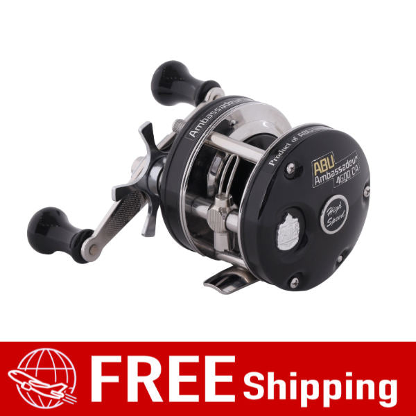 Abu Garcia Ambassadeur 4000 Ambassadeur 4600CA Factory Tuned Black Right Hand