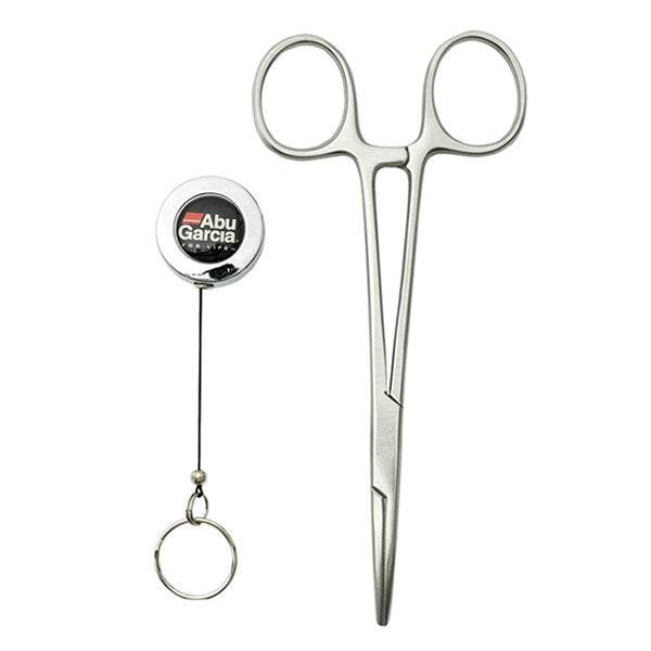 Abu Garcia FORCEPS WITH PIN ON REEL 140mm SILVER - Britannic Trade