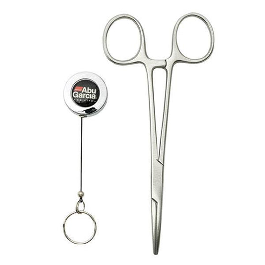 Abu Garcia FORCEPS WITH PIN ON REEL 140mm SILVER - Britannic Trade