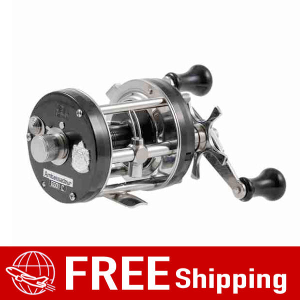 Abu Garcia Ambassadeur 6000 Ambassadeur 6501C Factory Tuned Black Left Hand