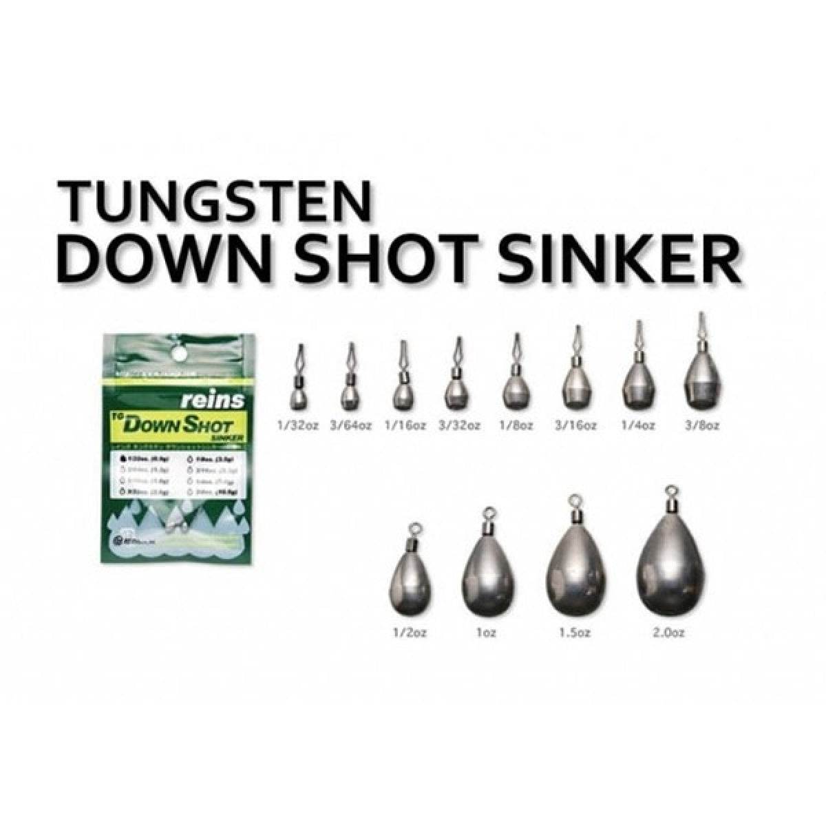 reins TG DOWN SHOT SINKER 1/4oz (3pce/pack) - Britannic Trade