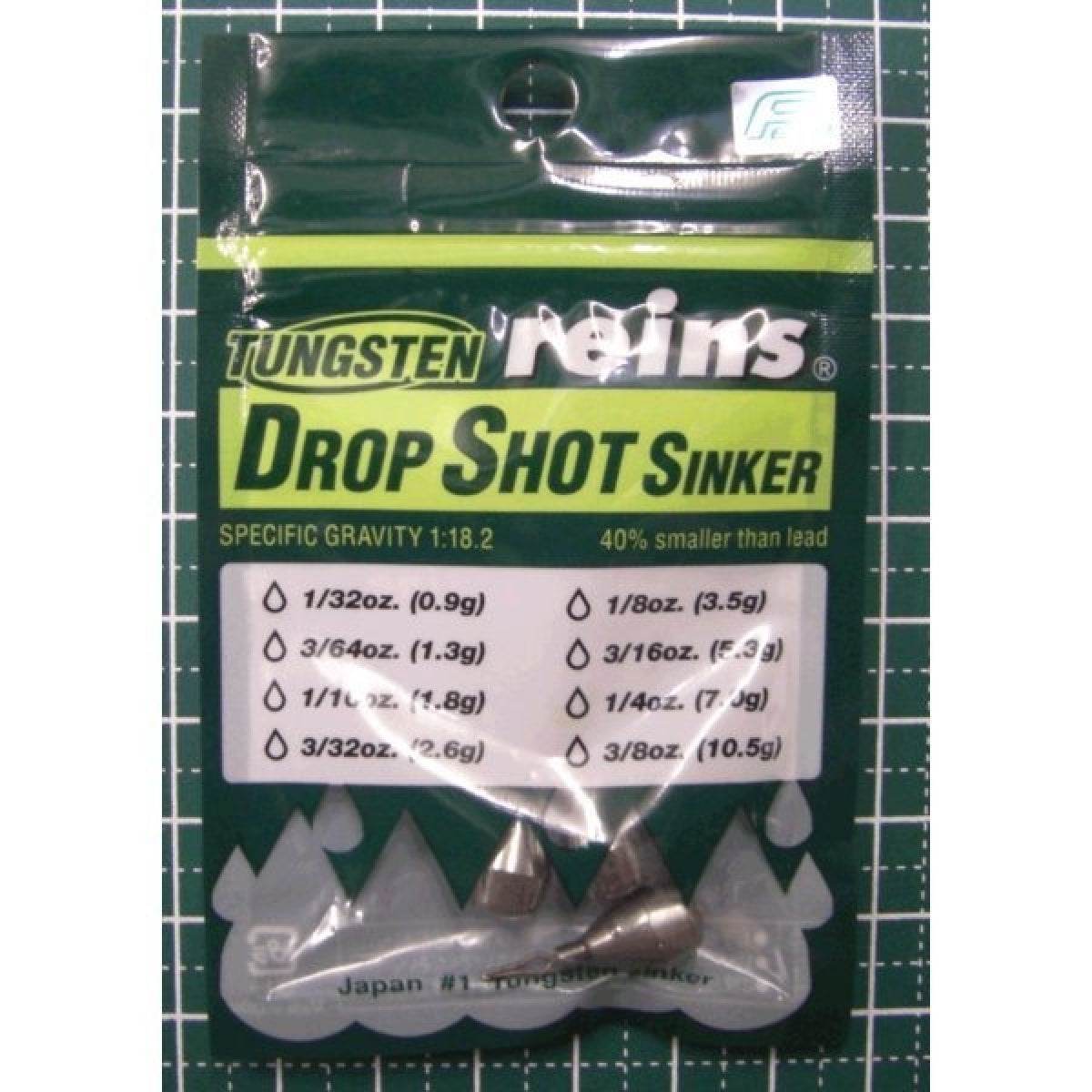 reins TG DOWN SHOT SINKER 1/4oz (3pce/pack) - Britannic Trade