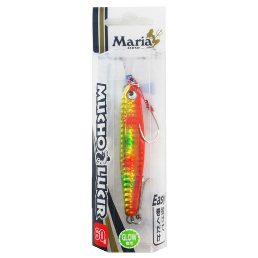 Maria MUCHO LUCIA 60g 80mm : 60g 18H GOLD CANDY GLOW saltwater fishing lure — photo 2