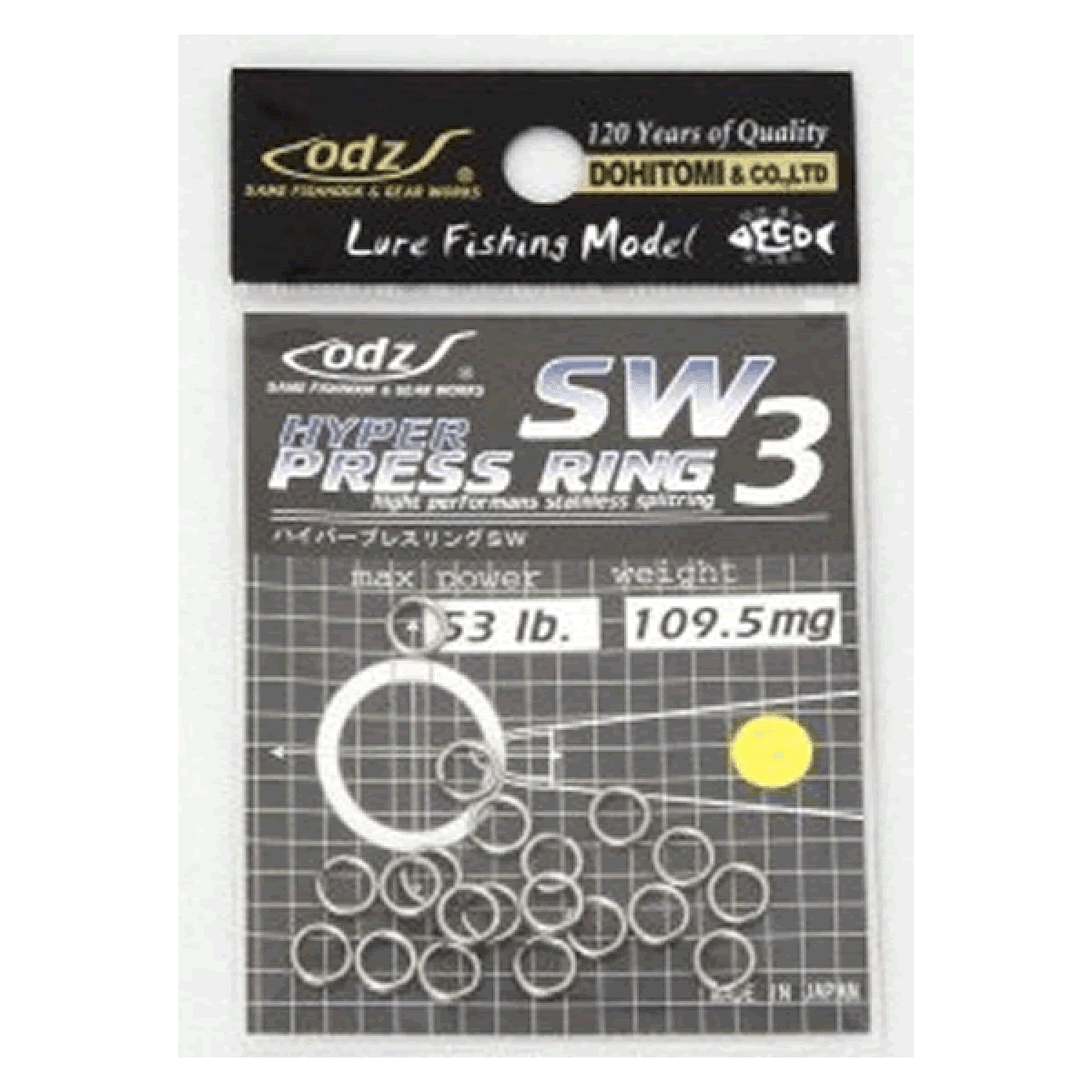 odz HYPER PRESS RING #3 OS-06 (20 pcs/pack) - Britannic Trade