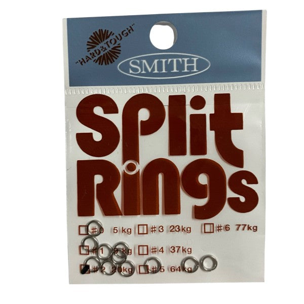 SMITH SPLIT RING STAINLESS #2 (11 pcs/pack) fishing terminal tackle