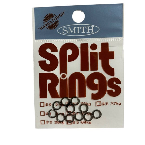 SMITH SPLIT RING BLACK #3 (11 pcs/pack) fishing terminal tackle