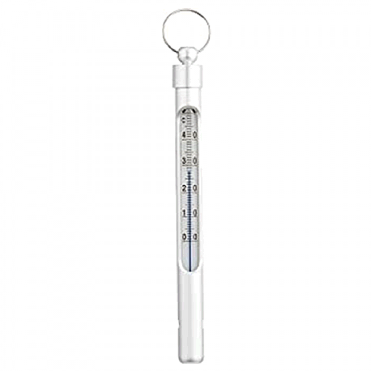 SMITH THERMOMETER WITH ENCLOSED ALUMINUM CASE SILVER