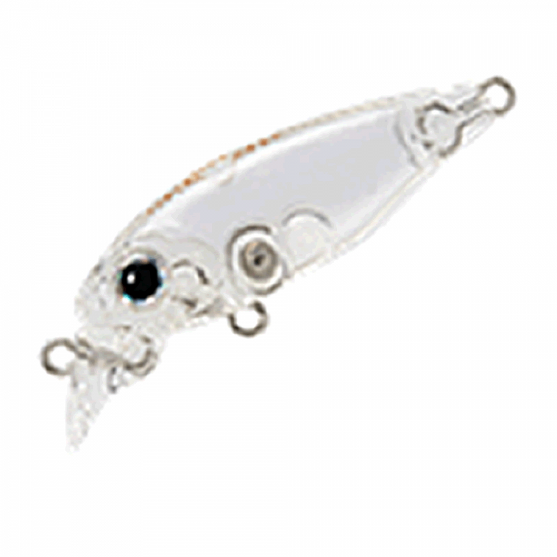 SMITH GUNSHIP 36F 36mm 2.3g FLOATING #01 CLEAR saltwater fishing lure