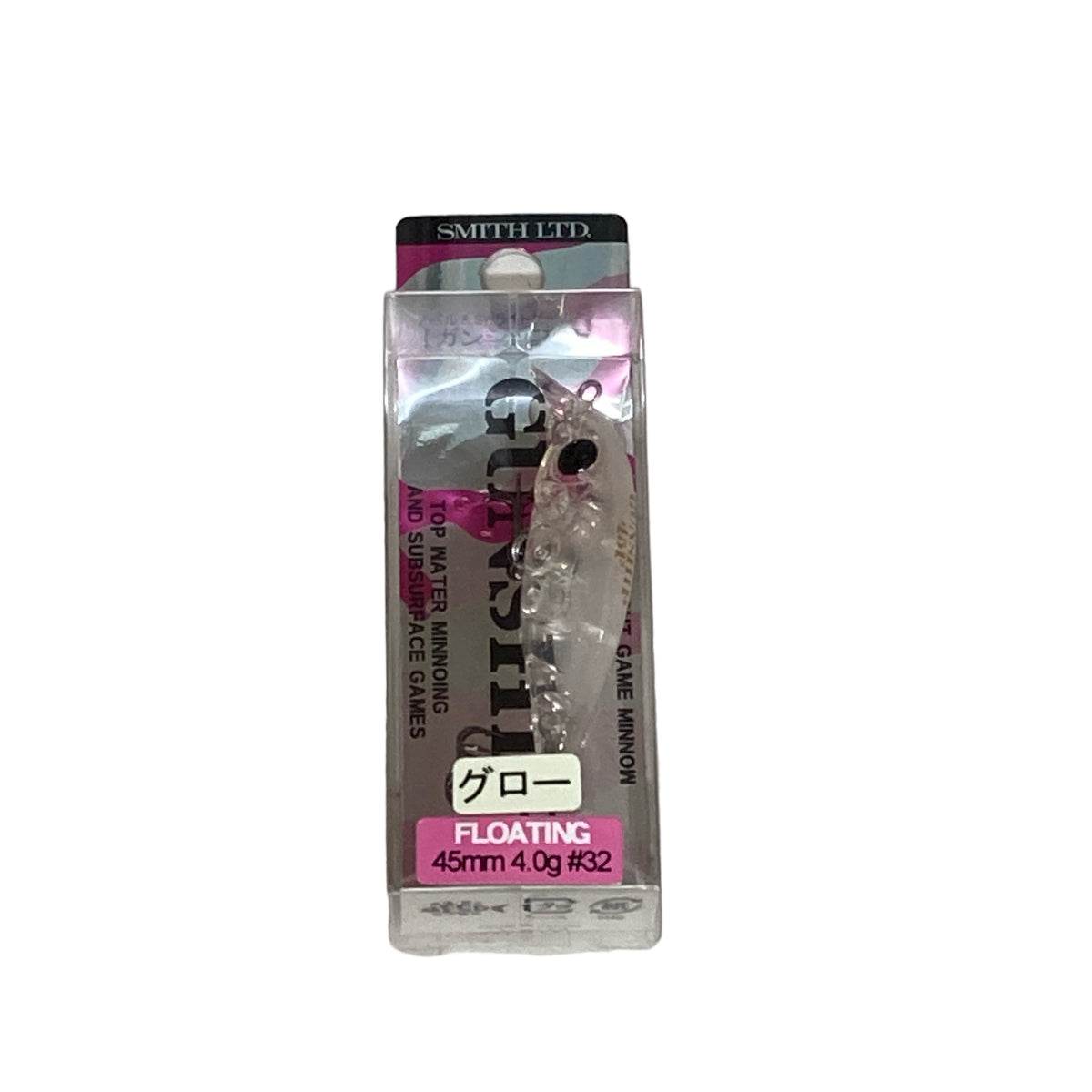 SMITH GUNSHIP 45F 45mm, 4.0g FLOATING #32 DOUBLE GLOW - Britannic Trade