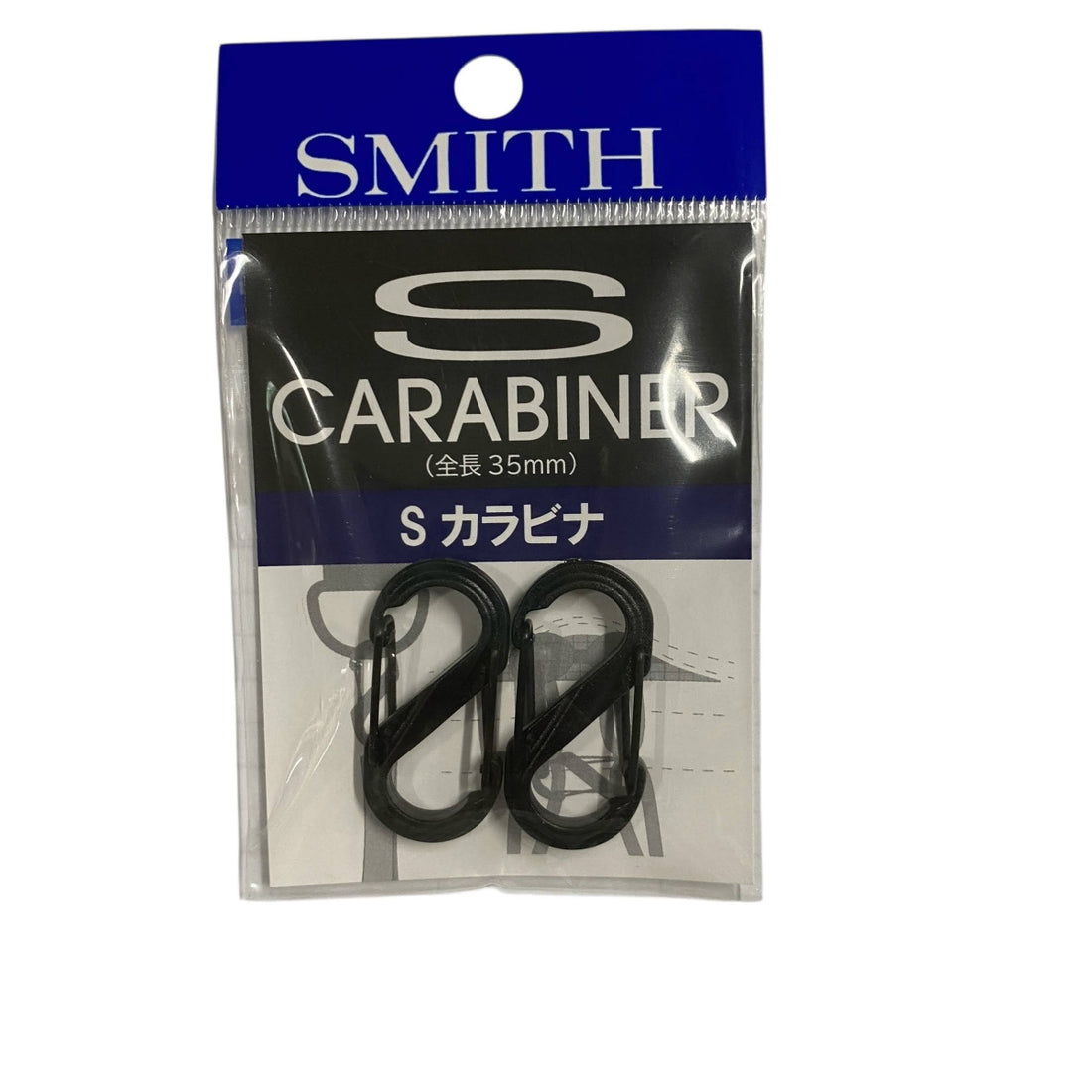 SMITH S Karabiner 35mm Black fishing accessory