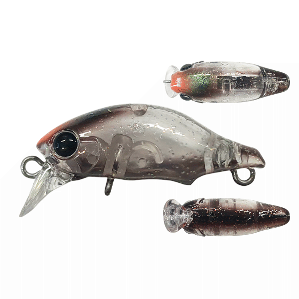 SMITH PUPPET SURFACE 31mm : 1.4g Hi-Floating 14 FO BRROWN BERRY freshwater fishing lure