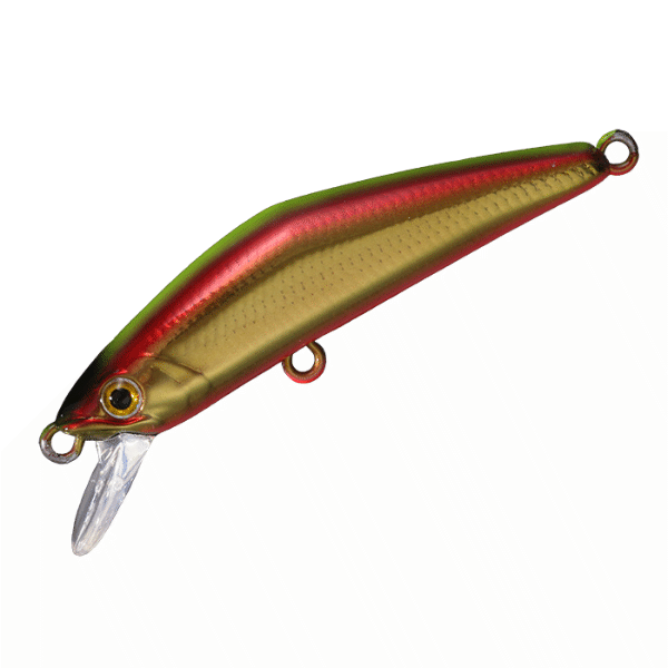 SMITH D-COMPACT 45 FES 45mm : 2.0g Feather Sinking 17 AKAKIN CHART BACK freshwater fishing lure