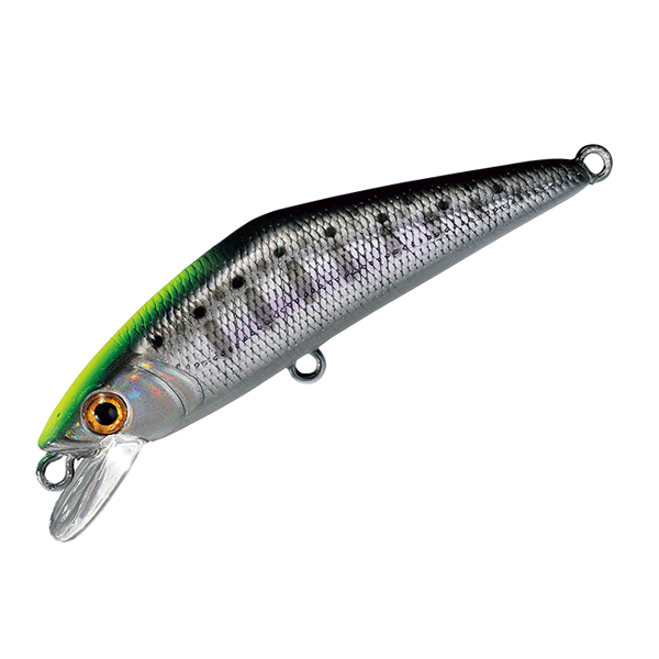 SMITH D-CONTACT 72 72mm : 9.5g Heavy Sinking 53 KURO GIN CHART YAMAME freshwater fishing lure