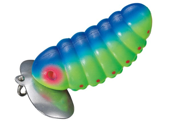 SMITH CATERPIE SOFT 60 60mm, 14.5g Floating #10 BLUE BACK CHART freshwater fishing lure
