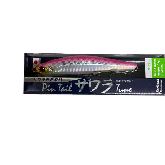 Jackson PIN TAIL SAWARA TUNE 35 105mm, 35.0g SUPER SINKING CPK TIKKOU PINK saltwater fishing lure — photo 2