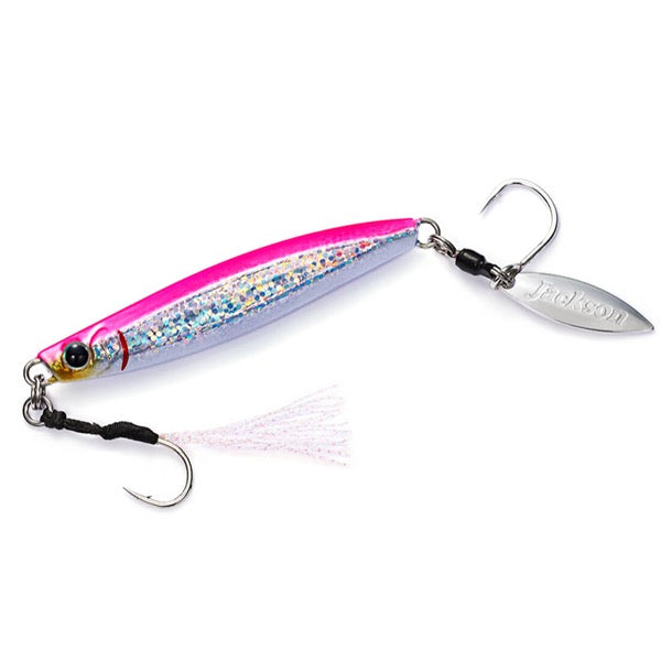 Jackson Metal Effect Blade 50g 75mm : 50g BLP BUBBLY PINK