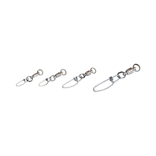 Jackson BALL BEARING CROSS LOCK SWIVEL #1 (10 pcs/pack) fishing terminal tackle — photo 2