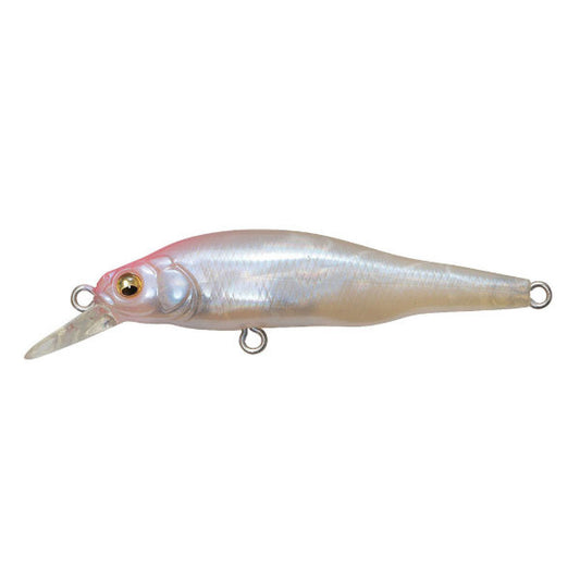 Megabass X-80Jr. SW 65mm : 6g Sinking SHELL SKIN PINK saltwater fishing lure — photo 2