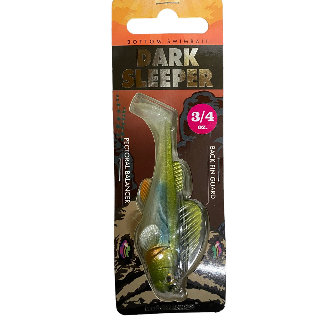 Megabass DARK SLEEPER 3.8" 3/4oz HANA HAZE freshwater fishing lure — photo 2