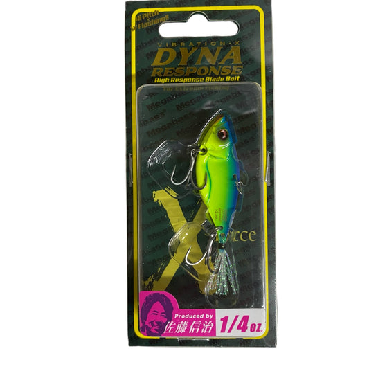 Megabass VIBRATION-X DYNA RESPONSE 1/4oz 49mm : 1/4oz BLUE BACK CHART freshwater fishing lure — photo 2