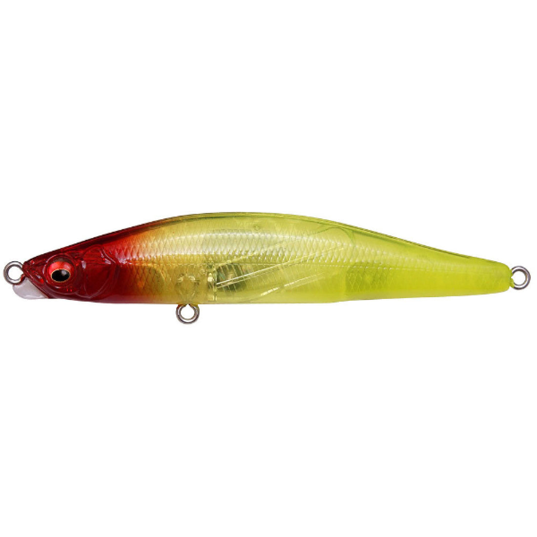 Megabass GENMA 85S 13g 85mm : 13g Sinking YELLOW VENUS RED HEAD saltwater fishing lure