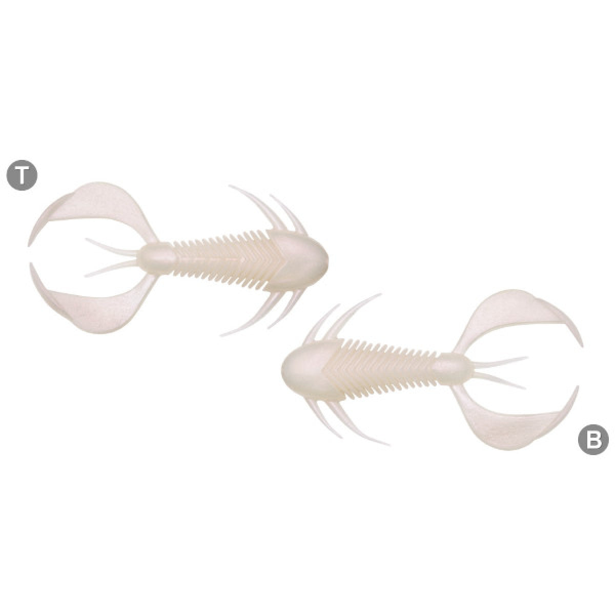 Megabass ROCK HOG 2" (10 pcs/pack) PEARL WHITE