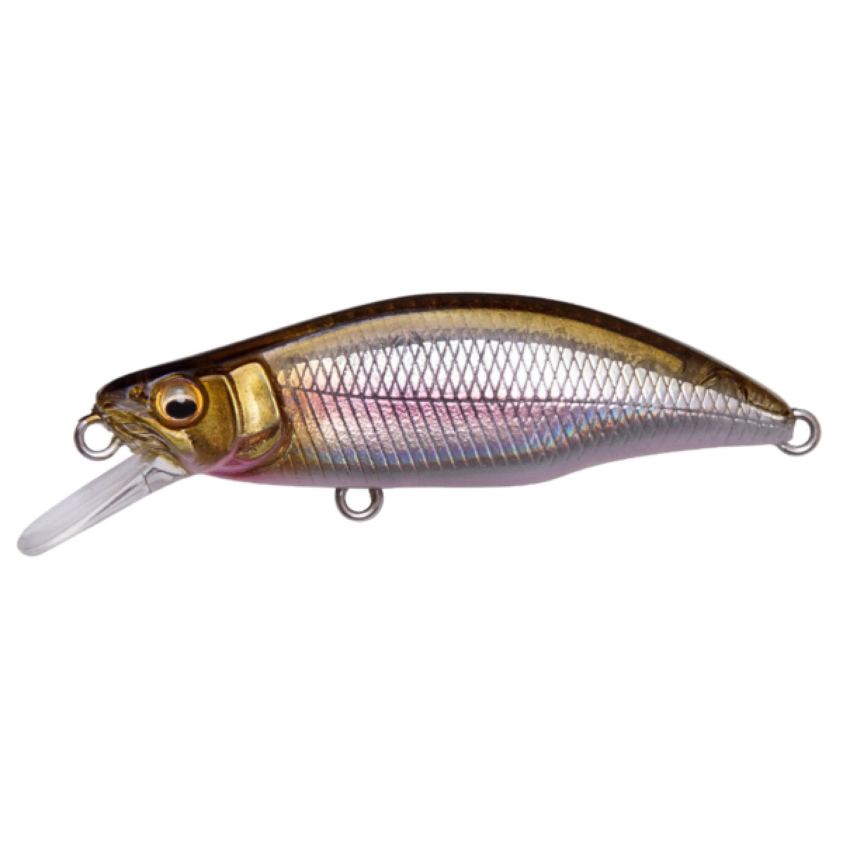 Megabass GH51 HUMPBACK 51mm : 5.1g Fast Sinking LZ HIGHLAND WAKASAGI II