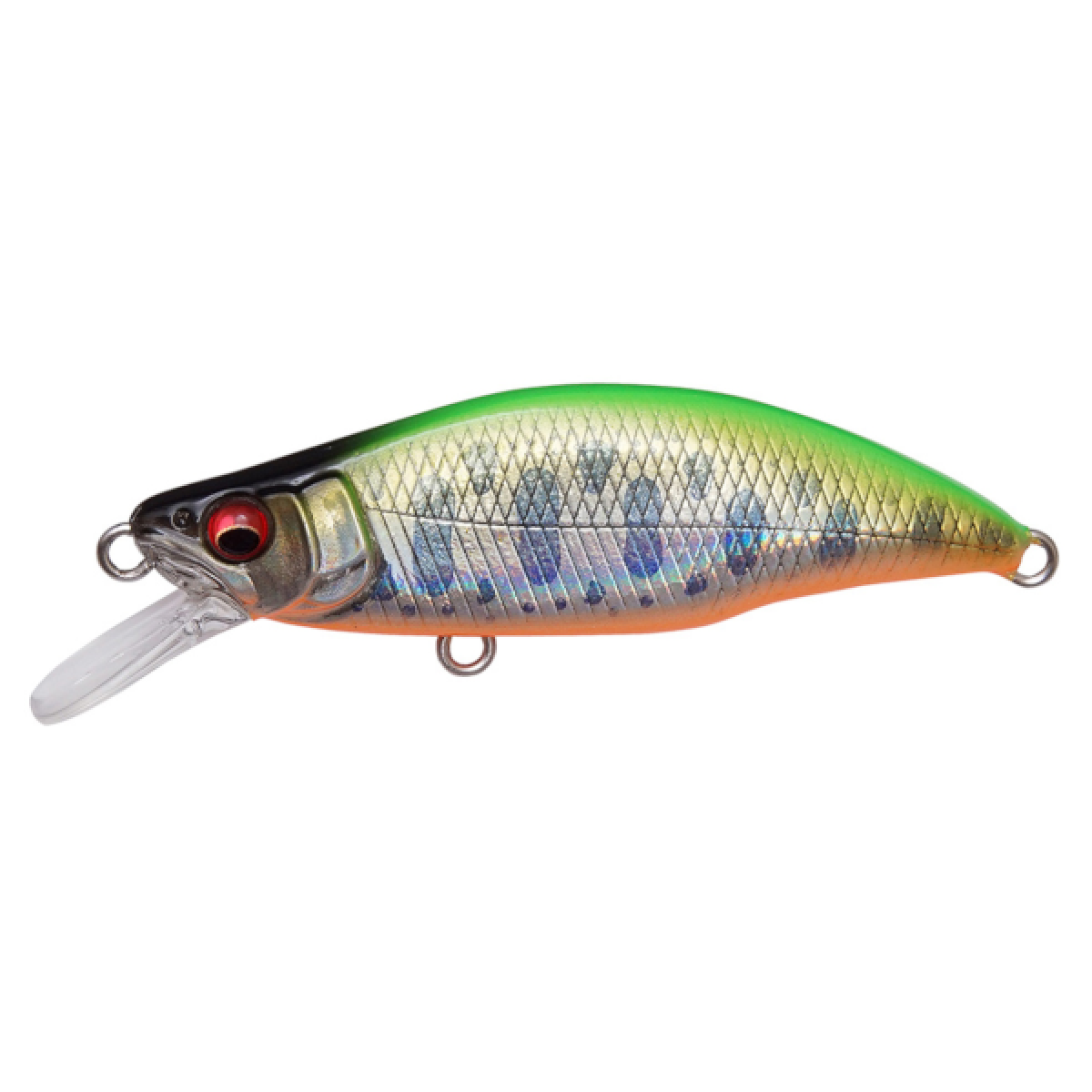 Megabass GH51 HUMPBACK 51mm : 5.1g Fast Sinking LZ LIME BACK OB