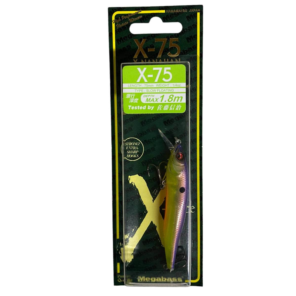 Megabass X-NANAHAN 75mm : 1/4oz. Slow Floating SEXY MONROE - Britannic Trade