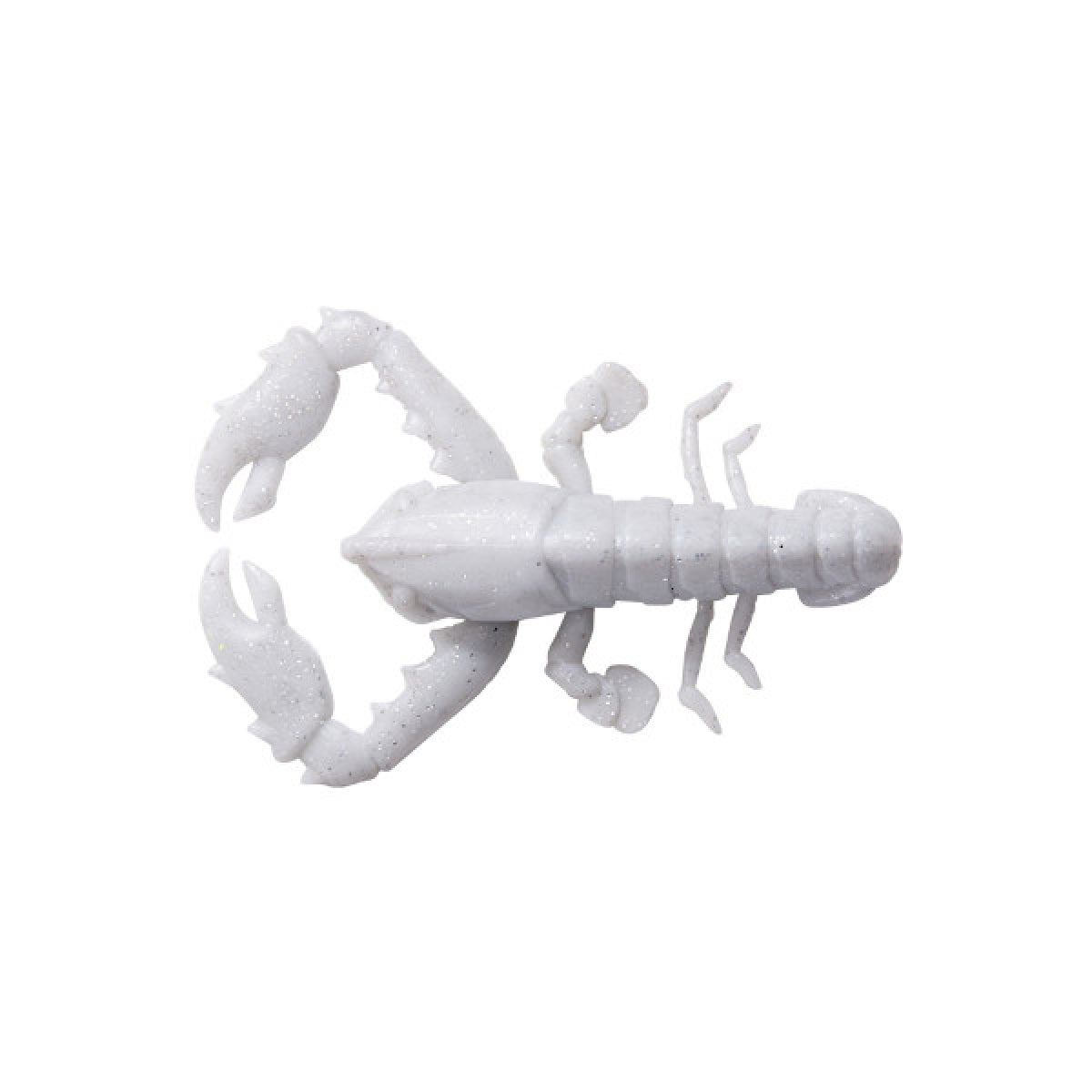 Megabass TACO-LE Soft Bait 60mm (3 pcs/pack) SOLID WHITE