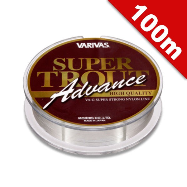 VARIVAS SUPER TROUT ADVANCE #0.8 (4 lb) - 100m NYLON MISTY BROWN fishing line