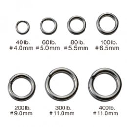 VARIVAS AVANI OW POWER RING 8.0mm (150 lb) (10 pcs/pack) fishing terminal tackle — photo 2