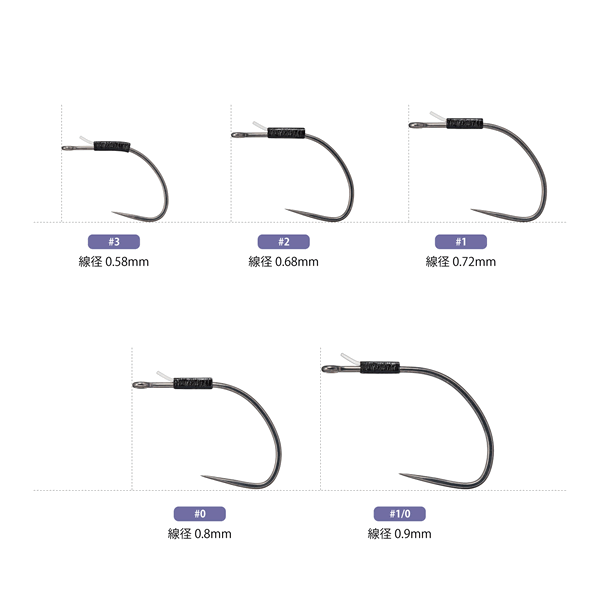 VARIVAS DEATHLOCK STITCH #2 (4 pcs/pack) fishing terminal tackle — photo 2