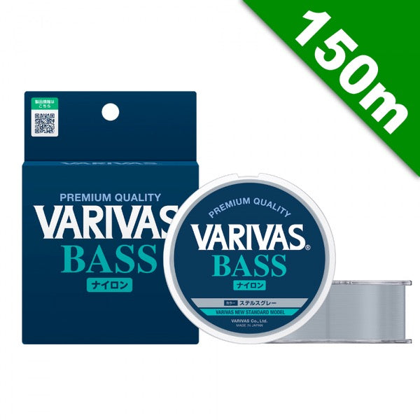 VARIVAS VARIVAS BASS NYLON #3.5 (14 lb) - 150m NYLON STEALTH GREY fishing line