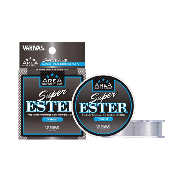 VARIVAS SUPER TROUT AREA ESTER #0.5 (2lb) - 150m ESTER NATURAL
