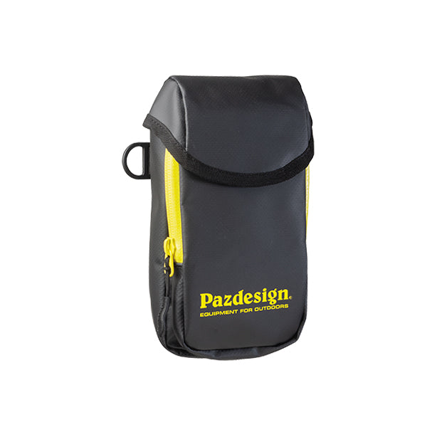 Pazdesign TARPAULIN MOBILE POUCH W100 x H180 x D55mm PAC-319 BLACK YELLOW