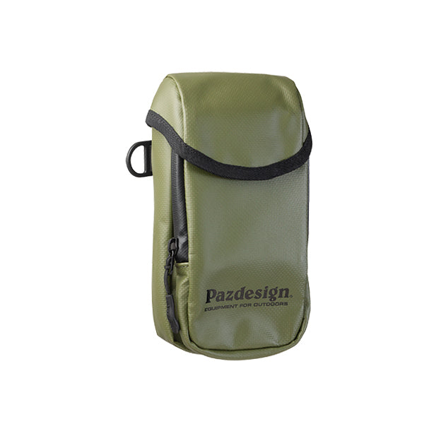 Pazdesign TARPAULIN MOBILE POUCH W100 x H180 x D55mm PAC-319 OLIVE WHITE