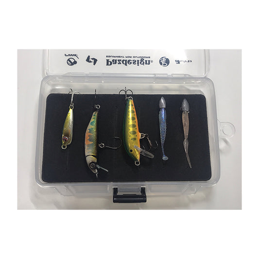 Pazdesign FARM IN LURE CASE W145 x H100 x D21mm PAC-332 CLEAR fishing accessory — photo 2