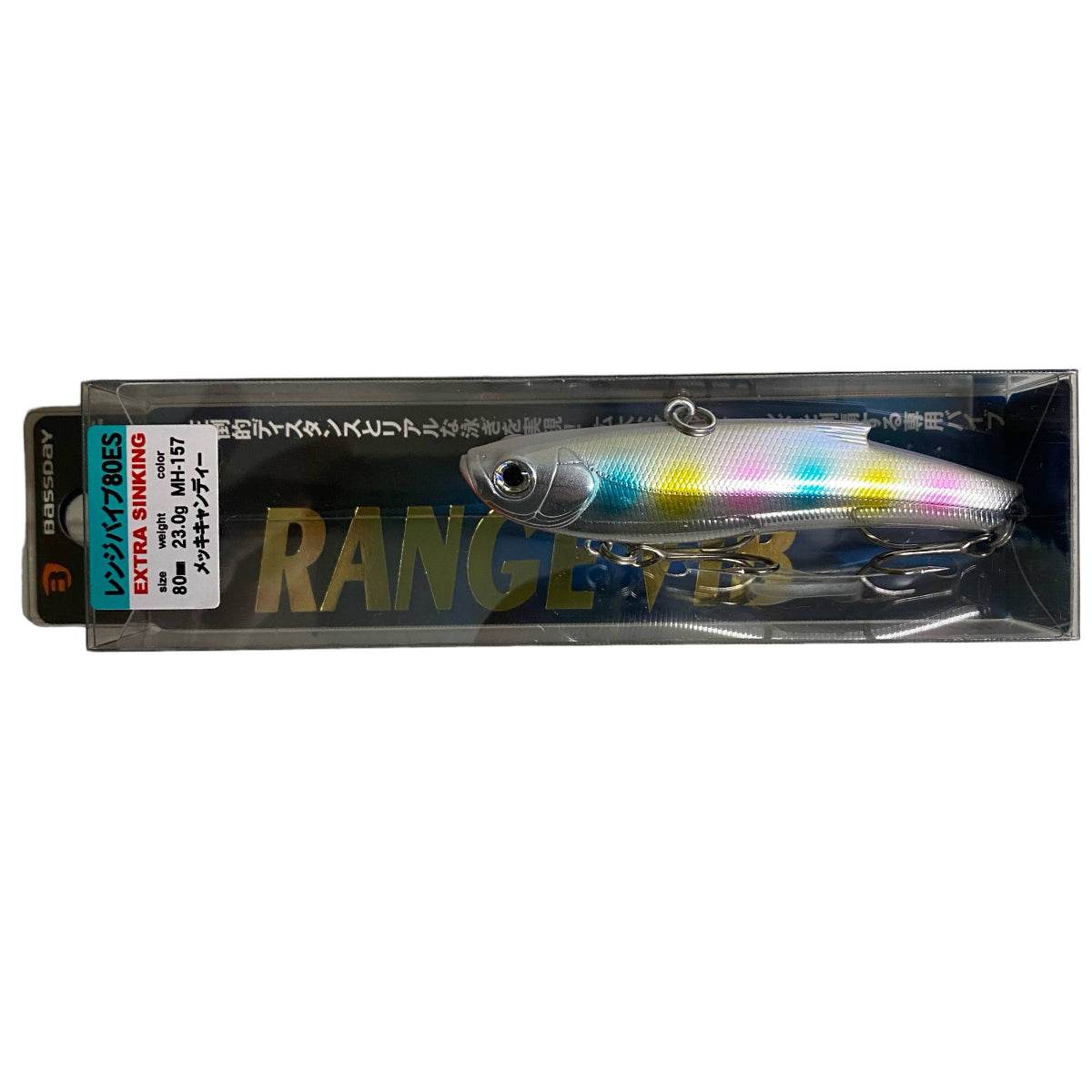 BASSDAY RANGE VIB 80ES 80mm 23.0g MH-157 MEKKI CANDY - Britannic Trade